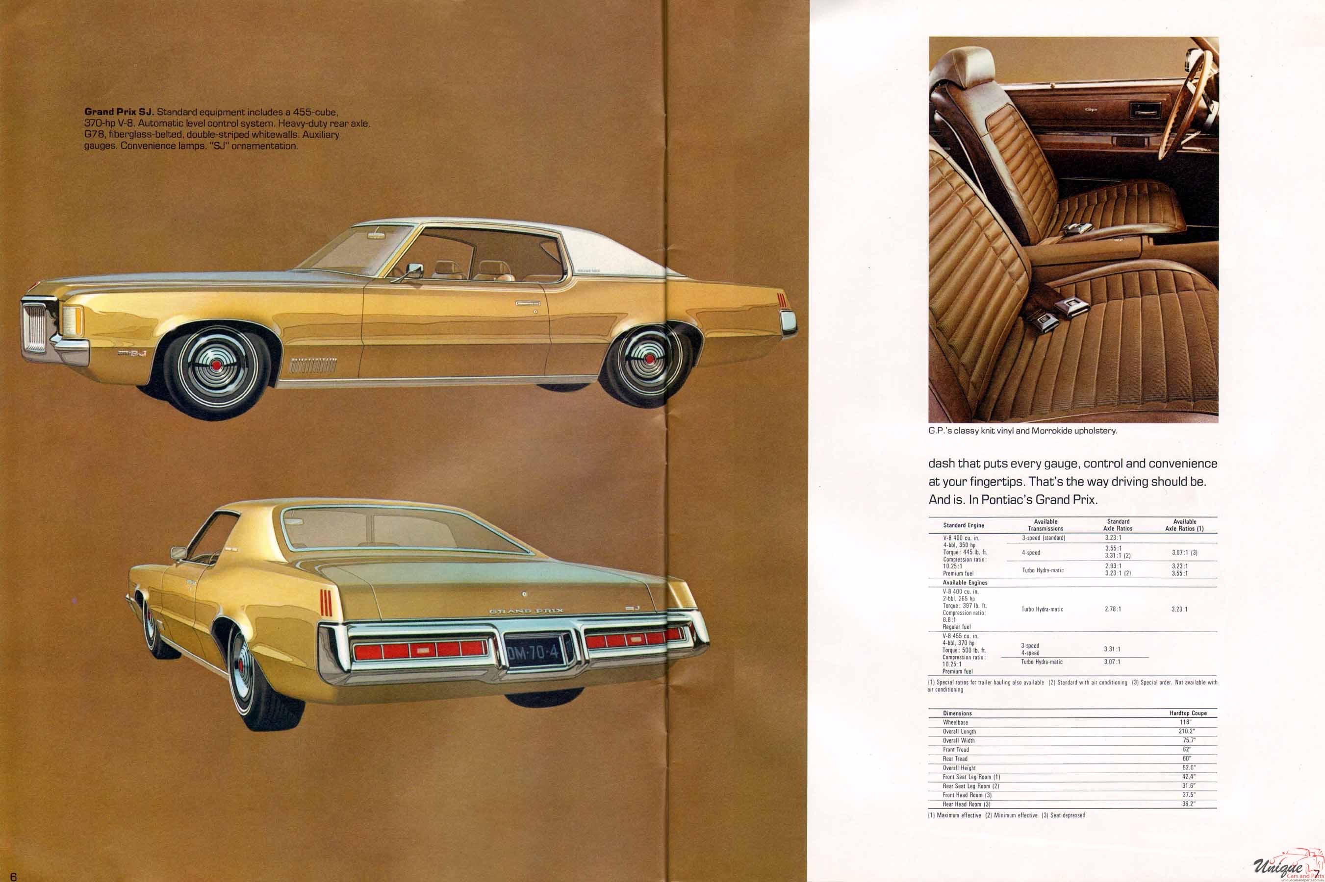 1970 Pontiac Full-Line Prestige Brochure Page 30